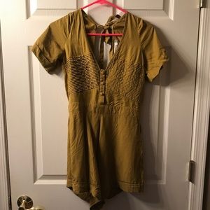 Sancia Luella Romper in Chartreuse